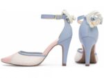 scarpin feminino dourada vista lateral salto 9cm | VitriNerm