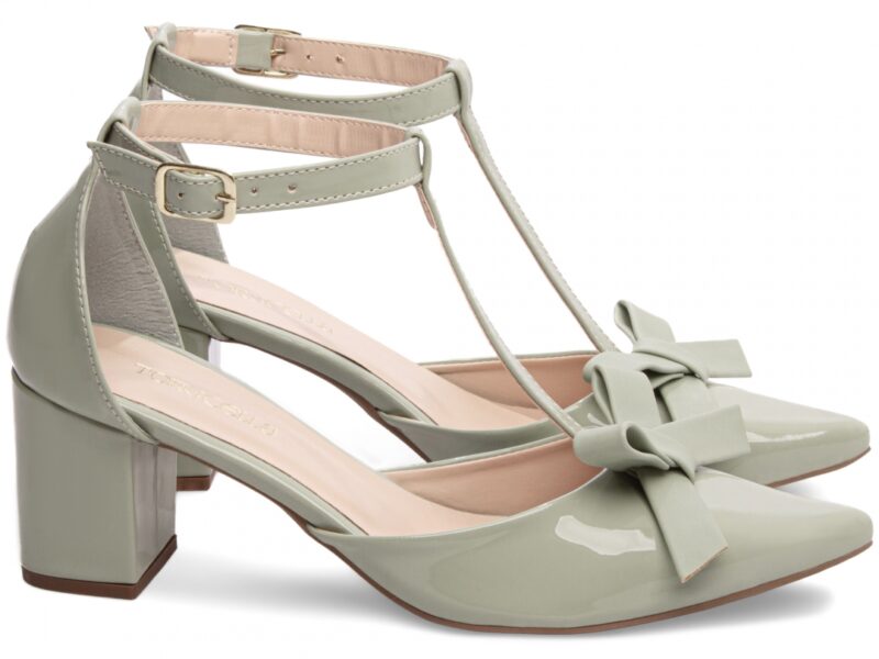 scarpin feminino verde solado antiderrapante | VitriNerm