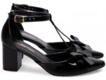scarpin feminino preto solado antiderrapante | VitriNerm