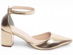scarpin dourado salto 6,5cm napa | VitriNerm