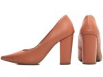 scarpin feminino caramelo vista lateral salto 9cm | VitriNerm