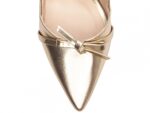 detalhe bico scarpin feminino dourado feminino | VitriNerm