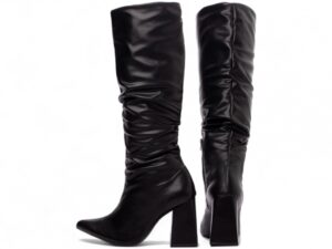 bota preta salto 9cm napa | VitriNerm