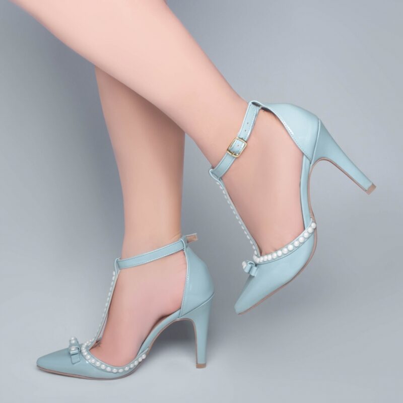 scarpin feminino azul feminino elegante comprar | VitriNerm