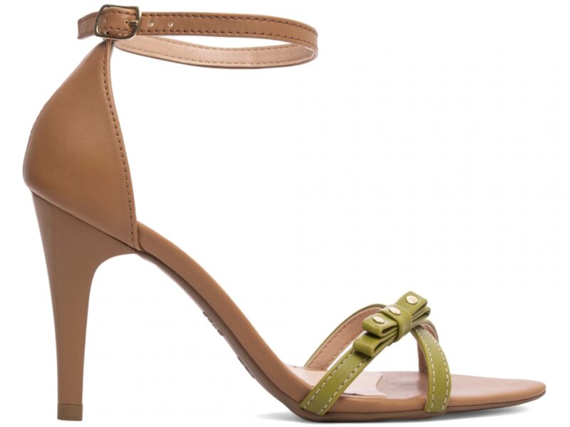 sandália feminina dourado par completo | VitriNerm