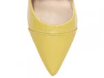 detalhe bico scarpin feminino amarelo feminino | VitriNerm
