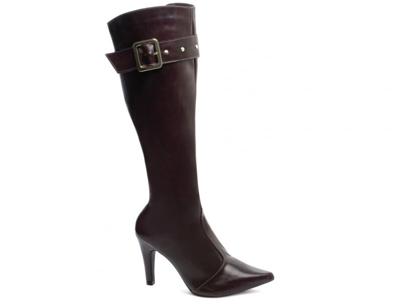 bota marrom salto 9cm napa | VitriNerm