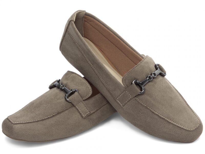 mocassim camurça cinza | VitriNerm