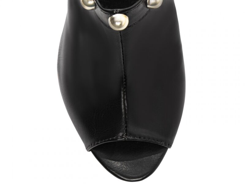 detalhe bico sandália feminina preto feminino | VitriNerm