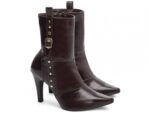 bota feminina marrom par completo | VitriNerm