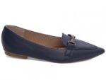 mocassim feminino azul solado antiderrapante | VitriNerm