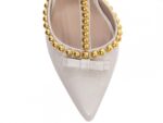 detalhe bico scarpin feminino off white feminino | VitriNerm