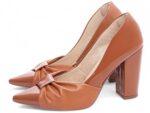 detalhe salto 9cm caramelo scarpin feminino | VitriNerm