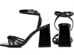 sandália feminina preta vista lateral salto 9cm | VitriNerm