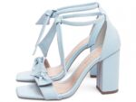 detalhe salto 8,5cm azul sandália feminina | VitriNerm