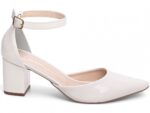 scarpin off white salto 6,5cm verniz | VitriNerm