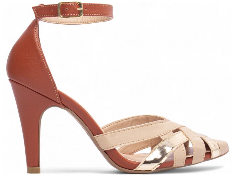 scarpin feminino caramelo par completo | VitriNerm