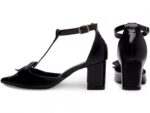 scarpin feminino preto vista lateral salto 6,5cm | VitriNerm