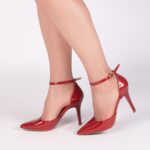 scarpin feminino vermelho feminino elegante comprar | VitriNerm