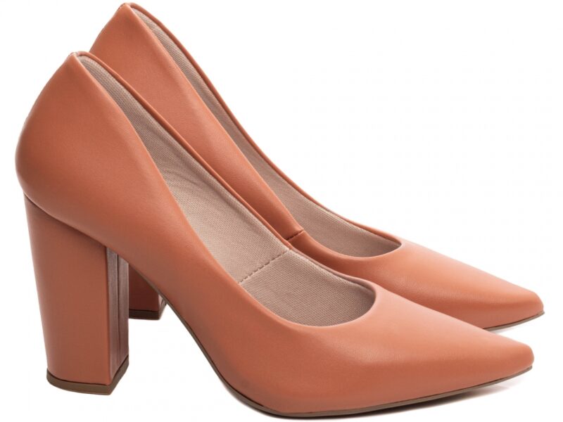 scarpin feminino caramelo solado antiderrapante | VitriNerm