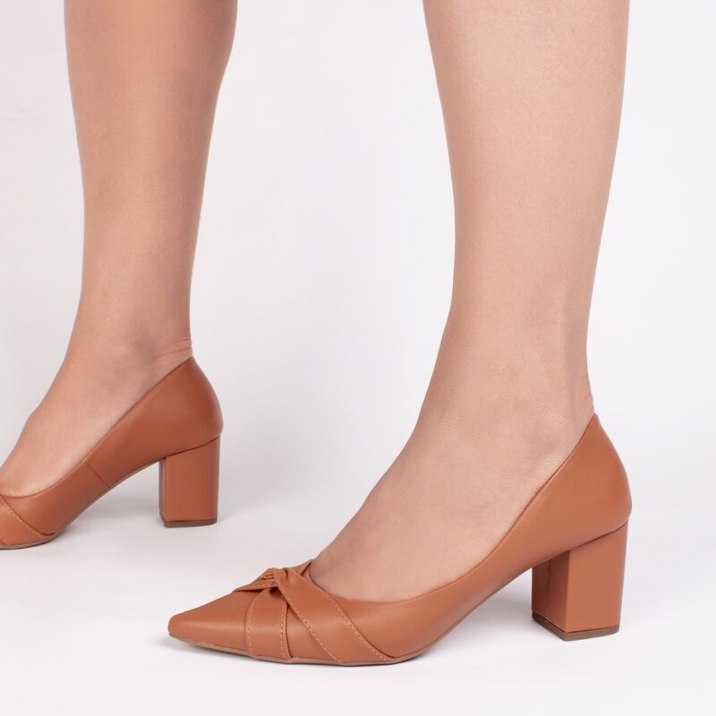 scarpin feminino caramelo feminino elegante comprar | VitriNerm