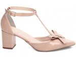 scarpin rosê salto 6,5cm verniz | VitriNerm
