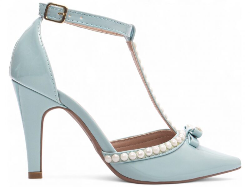 scarpin feminino azul par completo | VitriNerm