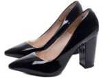 detalhe salto 8,5cm preto scarpin feminino | VitriNerm