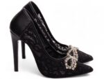 scarpin feminino preto solado antiderrapante | VitriNerm