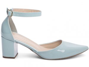 scarpin dourada salto 6,5cm verniz | VitriNerm