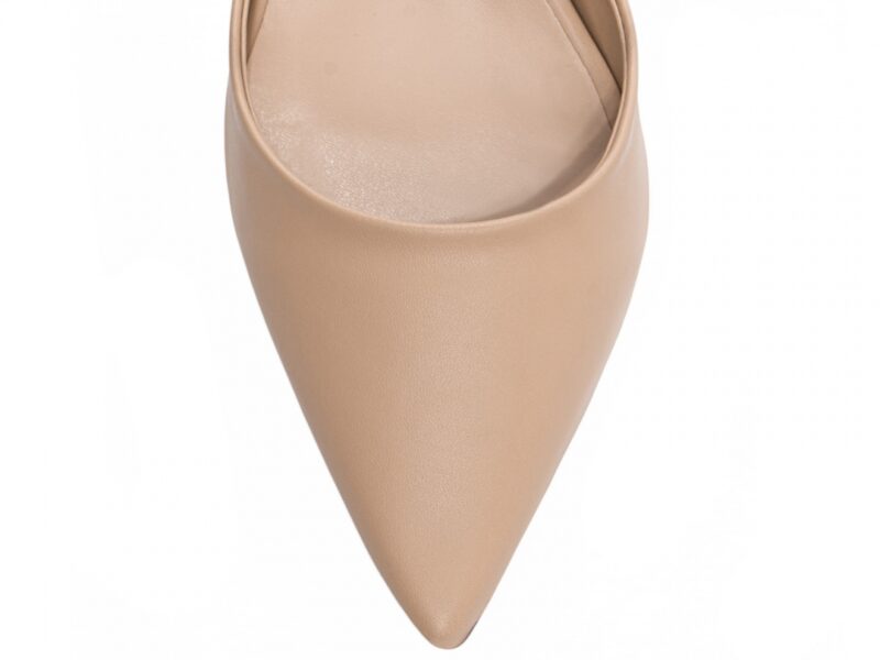 detalhe bico scarpin feminino bege feminino | VitriNerm