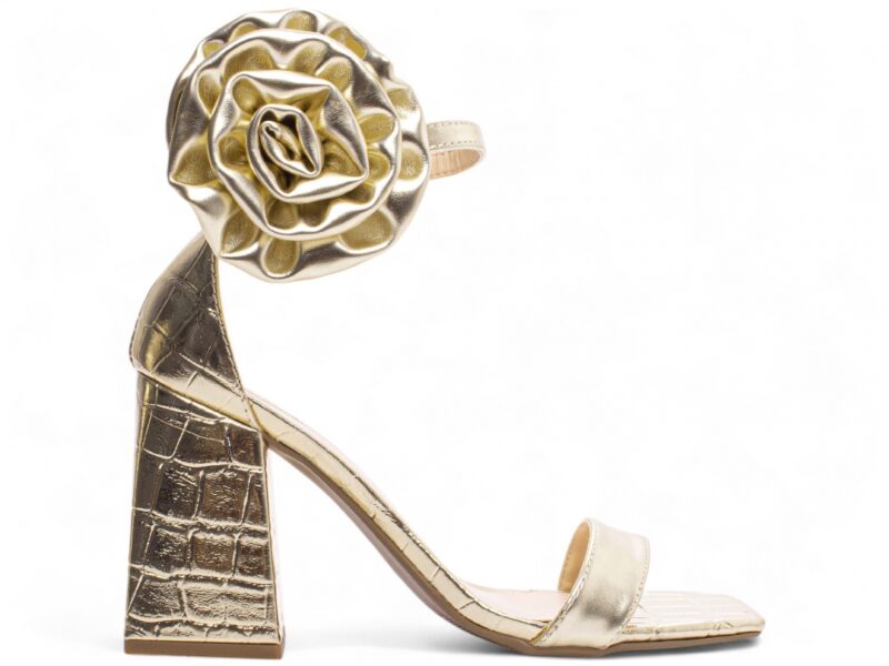 sandália feminina dourada feminino elegante comprar | VitriNerm