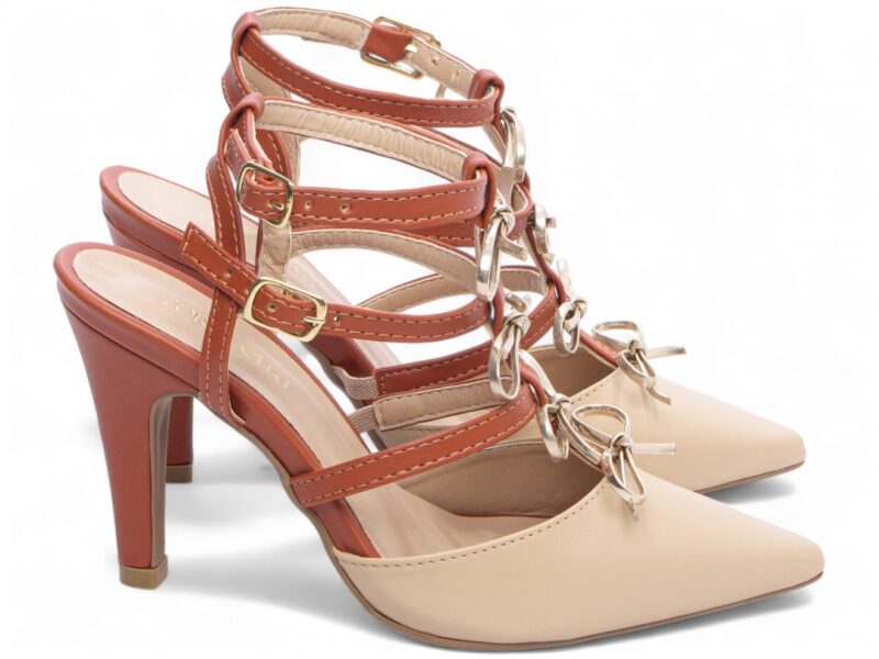 scarpin feminino caramelo solado antiderrapante | VitriNerm