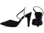scarpin feminino preto vista lateral salto 9cm | VitriNerm