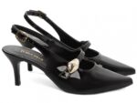 scarpin feminino preto solado antiderrapante | VitriNerm