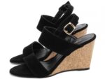 detalhe sandália feminina preto feminino | VitriNerm