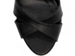detalhe bico sandália feminina preta feminino | VitriNerm