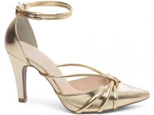 scarpin dourado salto 9cm napa | VitriNerm