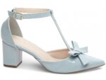 scarpin azul salto 6,5cm verniz | VitriNerm