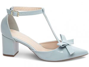 scarpin azul salto 6,5cm verniz | VitriNerm
