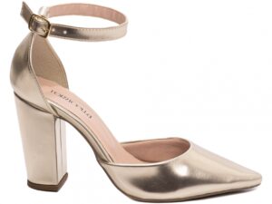 scarpin dourado salto 9cm napa | VitriNerm