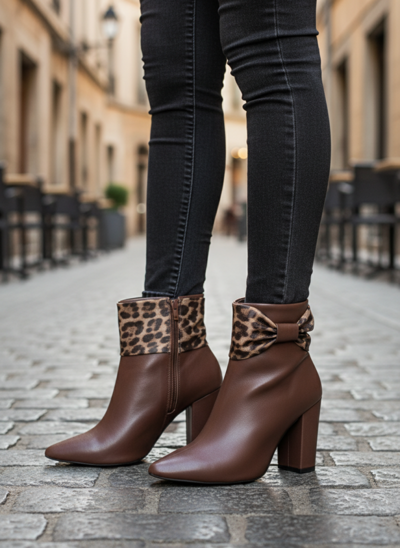bota feminina marrom feminino elegante comprar | VitriNerm