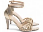 sandália feminina dourado solado antiderrapante | VitriNerm