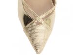 detalhe bico scarpin feminino dourado feminino | VitriNerm