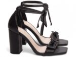 sandália feminina preto solado antiderrapante | VitriNerm