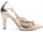 scarpin feminino dourado par completo | VitriNerm