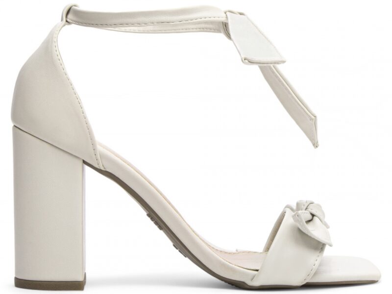 sandália feminina off white par completo | VitriNerm