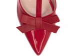 detalhe bico scarpin feminino vermelho feminino | VitriNerm