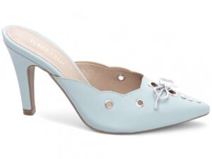 scarpin azul salto 9cm napa | VitriNerm