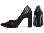 scarpin feminino preto vista lateral salto 9cm | VitriNerm